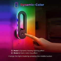 1-Light Rainbow RGB Oval Plug-In Night Light With Dusk To Dawn Sensor Night Lights For Kids Room,Holiday Gift (6-Pack) -Lamp Parts yansun night lights ha gy06209us 6ap3 44 1000