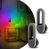 1-Light Rainbow RGB Oval Plug-In Night Light With Dusk To Dawn Sensor Night Lights For Kids Room,Holiday Gift (6-Pack) -Lamp Parts yansun night lights ha gy06209us 6ap3 64 1000