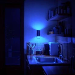 Blue Night Light Plug Into Wall, Dimmable 0-100LM With Dusk-to-Dawn Sensor For Bathroom, Hallway, Or Bedroom (4-Pack) -Lamp Parts yansun night lights ha gy063blus 4ap3 44 1000