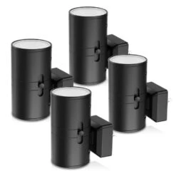 Blue Night Light Plug Into Wall, Dimmable 0-100LM With Dusk-to-Dawn Sensor For Bathroom, Hallway, Or Bedroom (4-Pack)