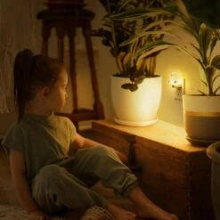 3D Bear Plug-in Night Light For Kids, RGB + 3000K, Dusk To Dawn Sensor, 3 Modes, Nursery And Gift Room Decor(2-Pack) -Lamp Parts yansun night lights ha gy10109beus 2ap3 fa 1000