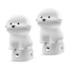 Plug-in Puppy Night Light For Kids, RGB + 3000K, Dusk To Dawn Sensor, Cute Dog Design For Bedroom, Nursery, Gift(2-Pack) -Lamp Parts yansun night lights ha gy10109dous 2ap3 64 1000