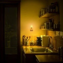 Plug-in Puppy Night Light For Kids, RGB + 3000K, Dusk To Dawn Sensor, Cute Dog Design For Bedroom, Nursery, Gift(6-Pack) -Lamp Parts yansun night lights ha gy10109dous 6ap3 fa 1000