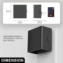 1-Light Modern Night Light With 3000K Adjustable Brightness Plug-In Dusk To Dawn Sensor For Bathroom, Hallway (6-Pack) -Lamp Parts yansun night lights ha gy10602us 6ap3 c3 1000