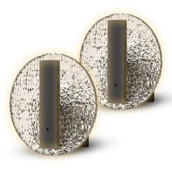 1-Light LED Night Lights Dimmable Plug Into Wall 3000K Warm White With Dusk To Dawn Sensor(2-Pack)