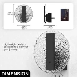 1-Light LED Night Lights Dimmable Plug Into Wall 3000K Warm White With Dusk To Dawn Sensor(2-Pack) -Lamp Parts yansun night lights ha gy11302syus 2ap3 c3 1000