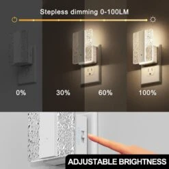 Modern LED Night Lights Plug Into Wall-Dimmable With Dusk-to-Dawn Sensor, Decorative For Bedroom And Hallway(2-Pack) 13 Modern LED Night Lights Plug Into Wall-Dimmable With Dusk-to-Dawn Sensor, Decorative For Bedroom And Hallway(2-Pack) -Lamp Parts yansun night lights ha gy11302whus 1ap3 4f 1000