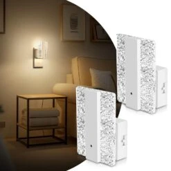Modern LED Night Lights Plug Into Wall-Dimmable With Dusk-to-Dawn Sensor, Decorative For Bedroom And Hallway(2-Pack) 11 Modern LED Night Lights Plug Into Wall-Dimmable With Dusk-to-Dawn Sensor, Decorative For Bedroom And Hallway(2-Pack) -Lamp Parts yansun night lights ha gy11302whus 1ap3 e1 1000