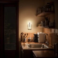 Modern LED Night Lights Plug Into Wall-Dimmable With Dusk-to-Dawn Sensor, Decorative For Bedroom And Hallway(4-Pack) -Lamp Parts yansun night lights ha gy11302whus 4ap3 44 1000