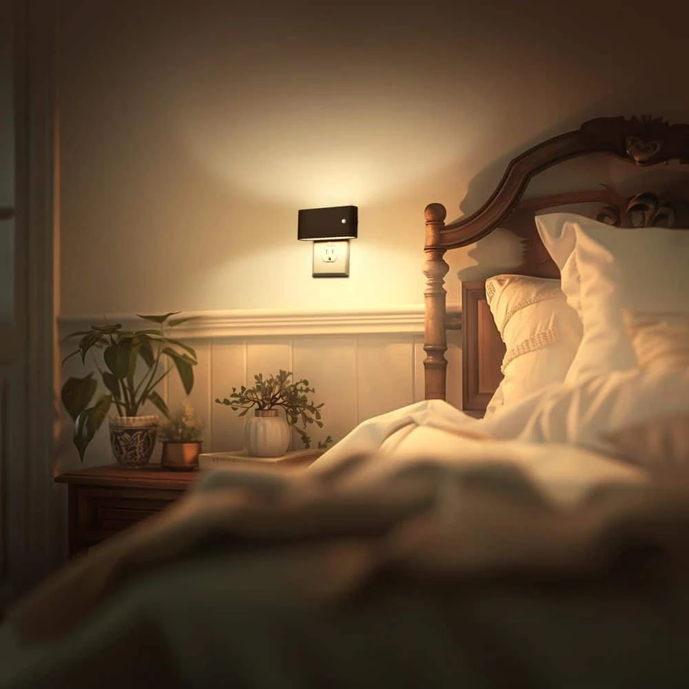 2-Pack Motion Sensor Night Lights Plug Into Wall-Dimmable 3000K Warm White LED With Auto On/Off For Hallway Bedroom 9 2-Pack Motion Sensor Night Lights Plug Into Wall-Dimmable 3000K Warm White LED With Auto On/Off For Hallway Bedroom - Image 7