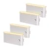 4-Pack White Motion Sensor LED Night Lights Plug Into Wall-0-100LM Dimmable, 3000K Warm White For Bedroom And Hallway 2 4-Pack White Motion Sensor LED Night Lights Plug Into Wall-0-100LM Dimmable, 3000K Warm White For Bedroom And Hallway -Lamp Parts yansun night lights ha gy11702whus 4ap3 64 1000