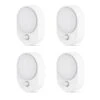 LED Motion Sensor Night Light [4-Pack], Dusk To Dawn & Motion Activated, Dimmable 30/60LM For Bathroom, Hallway, Kitchen -Lamp Parts yansun night lights ha gy12302us 4ap3 64 1000