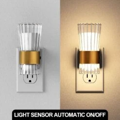 Modern LED Night Lights Plug Into Wall-3000K Soft Warm Light, Dimmable 0-100LM With Dusk To Dawn Sensor, 2-Pack 14 Modern LED Night Lights Plug Into Wall-3000K Soft Warm Light, Dimmable 0-100LM With Dusk To Dawn Sensor, 2-Pack -Lamp Parts yansun night lights ha gy19002us 2ap3 1f 1000
