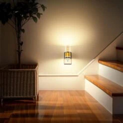 1-Light Black Gold Acrylic Dimmable Bubble LED Night Lights Plug Into Wall Auto Sensor For Hallway Bathroom(6-Pack) -Lamp Parts yansun night lights ha gy19702us 6ap3 76 1000