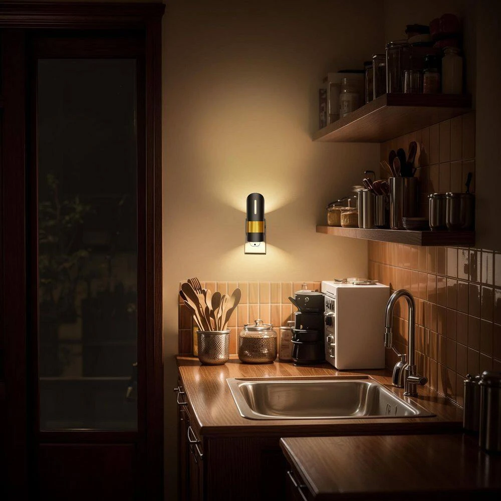 1-Light Plug-In Night Lights-Adjustable Brightness, 3000K Soft White With Dusk To Dawn Sensor For Home Bedroom(2-Pack) 8 1-Light Plug-In Night Lights-Adjustable Brightness, 3000K Soft White With Dusk To Dawn Sensor For Home Bedroom(2-Pack) - Image 6