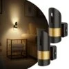 1-Light Plug-In Night Lights-Adjustable Brightness, 3000K Soft White With Dusk To Dawn Sensor For Home Bedroom(2-Pack) -Lamp Parts yansun night lights ha gy19802us 2ap3 64 1000