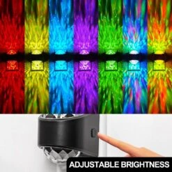 2-Pack RGB Star Projector Night Lights With Light Sensor-Plug-in Galaxy Nightlight For Kids, Bedroom, Party, Holiday -Lamp Parts yansun night lights ha gy20709us 2ap3 4f 1000