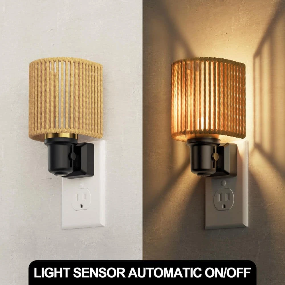 Boho Night Lights Plug Into Wall, 1-Pack-Dimmable Decorative Vintage Night Lights With Light Sensor 7 Boho Night Lights Plug Into Wall, 1-Pack-Dimmable Decorative Vintage Night Lights With Light Sensor - Image 5