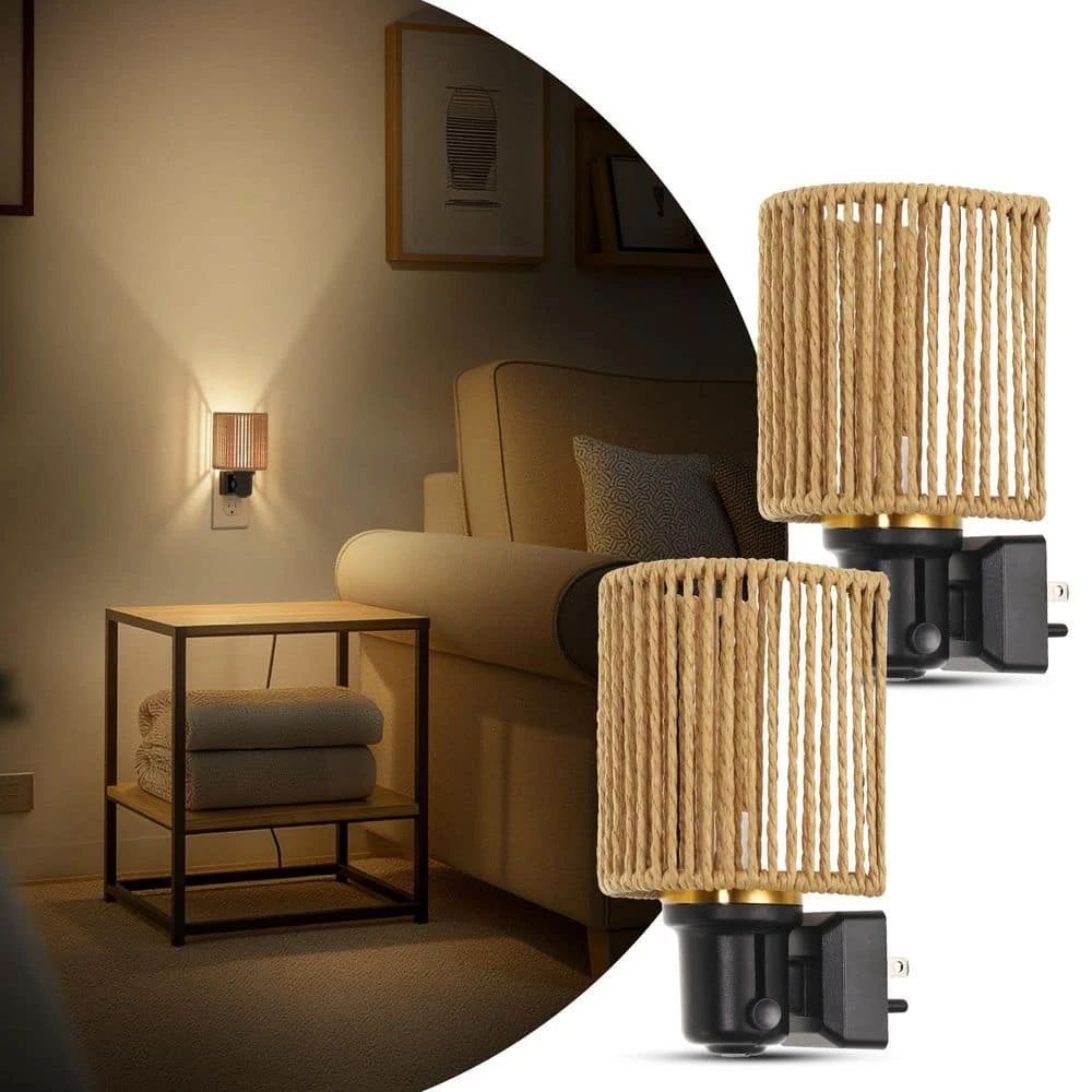 Boho Night Lights Plug Into Wall, 1-Pack-Dimmable Decorative Vintage Night Lights With Light Sensor 4 Boho Night Lights Plug Into Wall, 1-Pack-Dimmable Decorative Vintage Night Lights With Light Sensor - Image 2