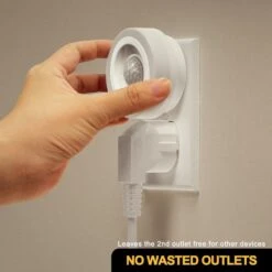 1-Light Motion Sensor Night Light Plug In 0. 6W Warm White, Automatic On/Off For Bedroom, Bathroom, Kids Room 2-Pack -Lamp Parts yansun night lights ha nl00202 2ap3 4f 1000