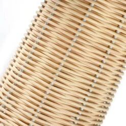 15.4 In. Yellow Rustic Farmhouse Handmade Rattan Table Lamps -Lamp Parts yellow innobule table lamps ww fan270 44 1000