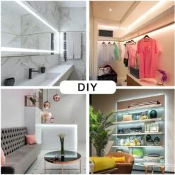 Strip Light, 20 Ft. Plug-In Dimmable Bright Rope Lighting Integrated LED Strips Light In Daylight White -Lamp Parts yichuhaoxi led strip lights 2 35527fph005 44 1000